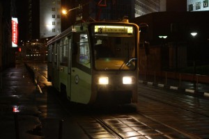 На юге столицы на время отменили ночной маршрут трамвая №3