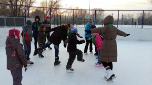 Зимой в Нагатинском затоне можно будет покататься на коньках и поиграть в хоккей