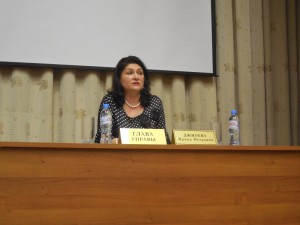 Очередную встречу с населением провела глава управы Ирина Джиоева