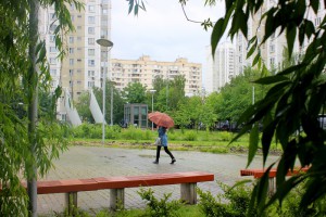 Жители района Нагатинский Затон  могут сообщить о подтоплениях из-за ливней
