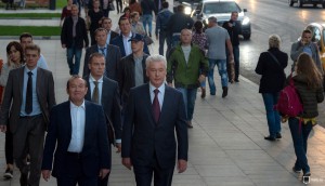 Мэр Москвы Сергей Собянин осмотрел обновленную Таганскую площадь