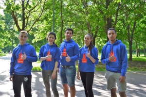Активисты «Молодой гвардии» сдали нормативы ГТО