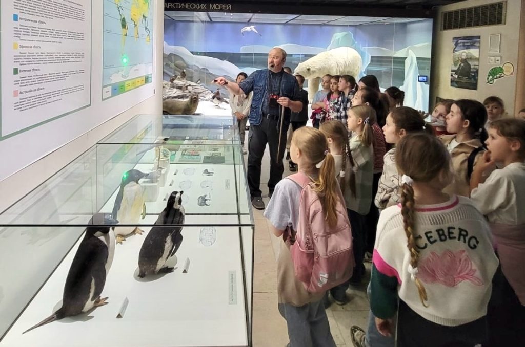 Представители школы №1770 посетили Дарвиновский музей. Фото: официальная страница школы №1770 в социальных сетях