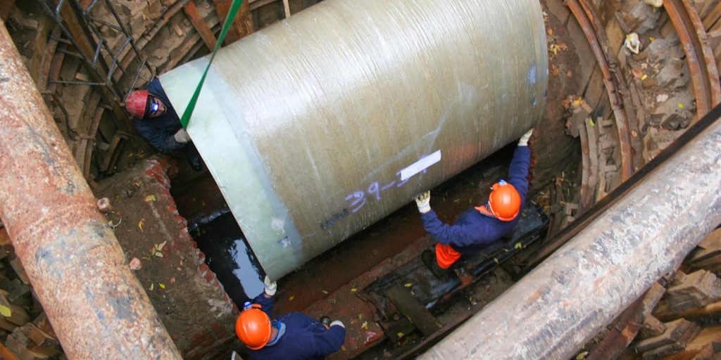 Сети водоотведения обновили на территории МЗ «Коломенское». Фото: пресс-служба АО «Мосводоканал»