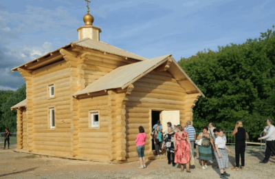 Обыденный храм возведут за один день в музее-заповеднике «Царицыно»