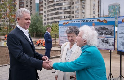 Мэр Москвы Сергей Собянин осмотрел работы по созданию народного парка