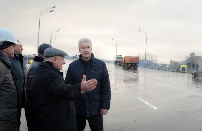 Мэр Москвы Сергей Собянин: Развязка на пересечении МКАД и Ленинского проспекта была построена за 1,5 года