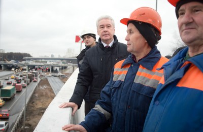 Мэр Москвы Сергей Собянин: С вводом этой развязки ремонт Можайского шоссе завершен