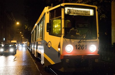 Трамвай №3 не будет ходить несколько ночей в январе из-за ремонтных работ