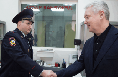 Мэр Москвы Сергей Собянин: Капитальный ремонт прошел в 60 райотделах полиции