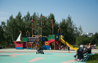 В районе Нагатинский затон появится новая детская площадка