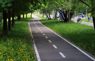 В Нагатинской пойме проложат пешеходные и велодорожки
