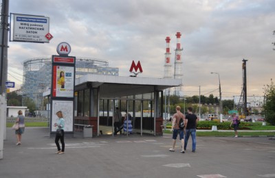 У метро «Коломенская»