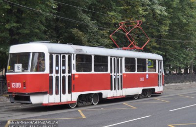 Пять трамвайных маршрутов реконструировали на юге Москвы