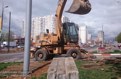 На Варшавском шоссе приступили к основному этапу работ строительства эстакады