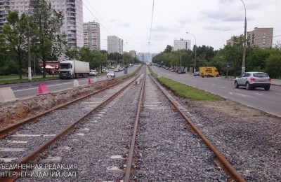 Ремонт трамвайных путей в районе закончится в конце 2016 года