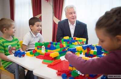 Мэр Москвы Сергей Собянин: С начала года в городе открыто 12 детских садов