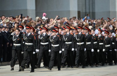Зрителями парада кадет в Москве станут около 20 000 человек