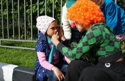 Сотрудники полиции ЮАО устроили детям праздник в День Защиты Детей