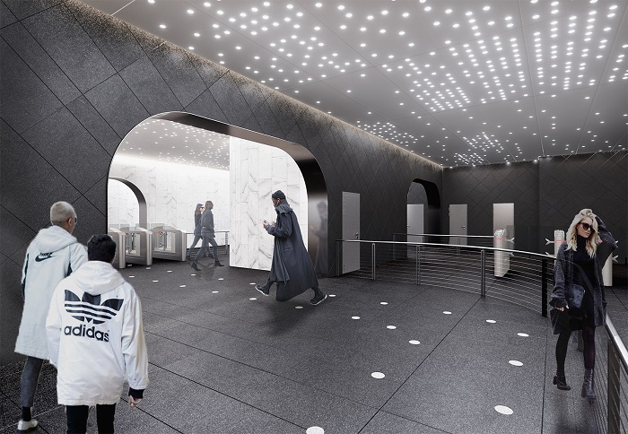 Дизайн станции метро «Кленовый бульвар» будет выполнен В дворцовом стиле