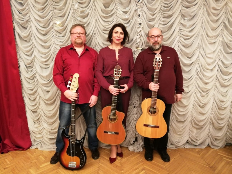 библиотека 162 имени Симонова, концерт, ансамбль «Малинада», вокал, гитара