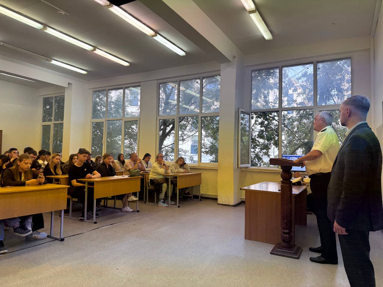 Собрание для первокурсников и их родителей прошло в АВТ РУТ (МИИТ). Фото: сайт Академии водного транспорта «Российский университет транспорта» (МИИТ)