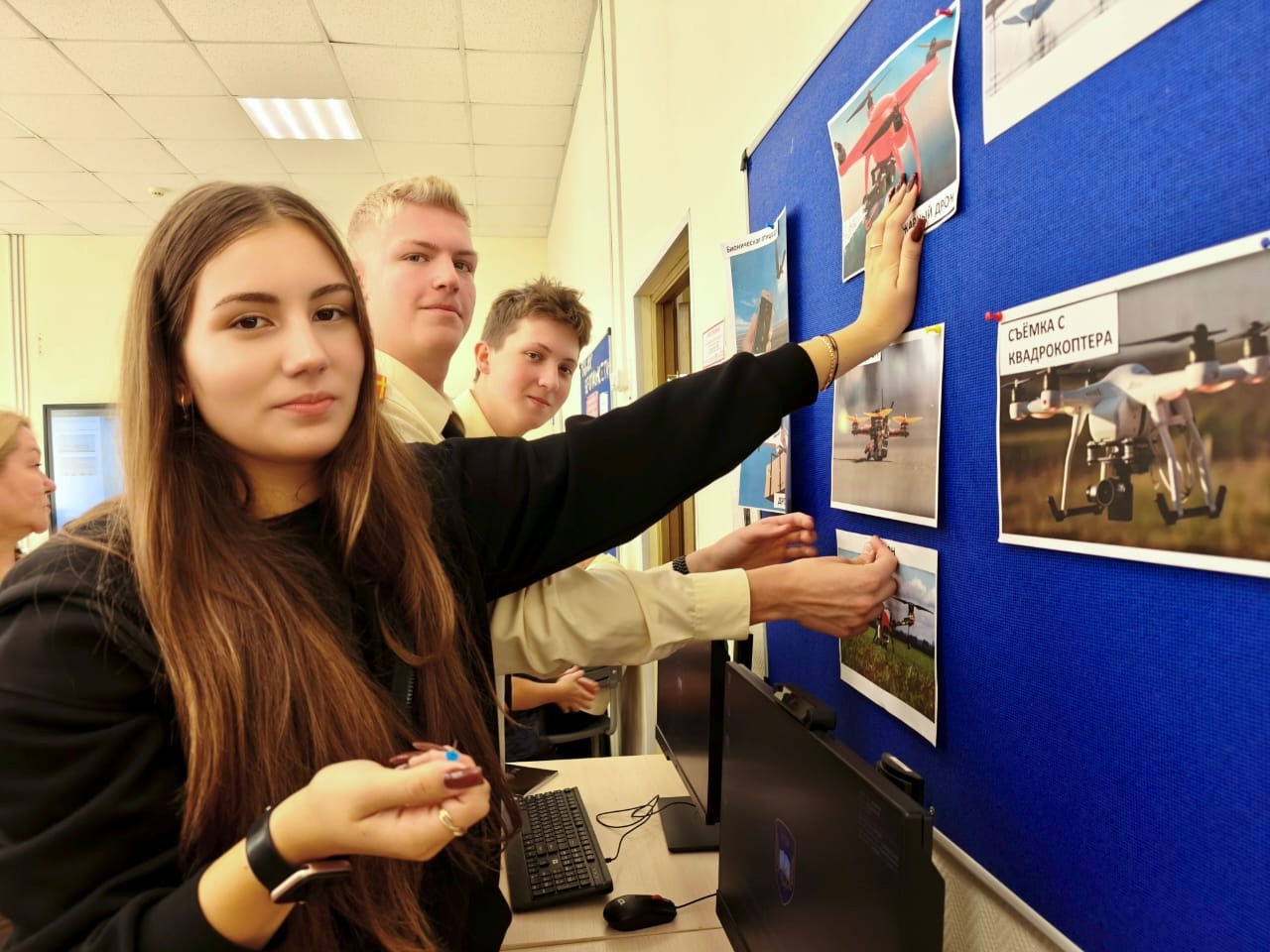 Посвященные БПЛА уроки посетили ученики школы №1770. Фото: официальная страница школы №1770 в социальных сетях
