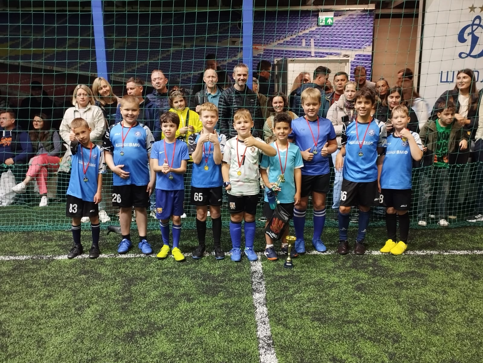 Представители ФШ «Адмирал—ВМФ» стали участниками однодневного турнира. Фото: официальная страница Футбольной школы «Адмирал—ВМФ» в социальных сетях